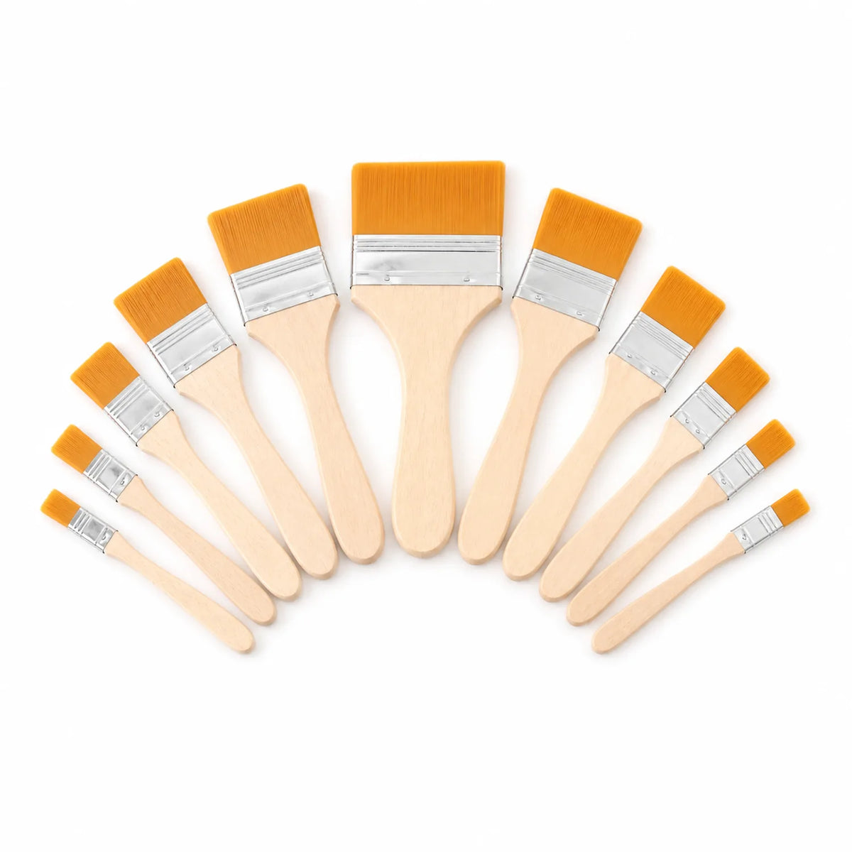 Flat Hake Brush Set (11 pcs) - image 01