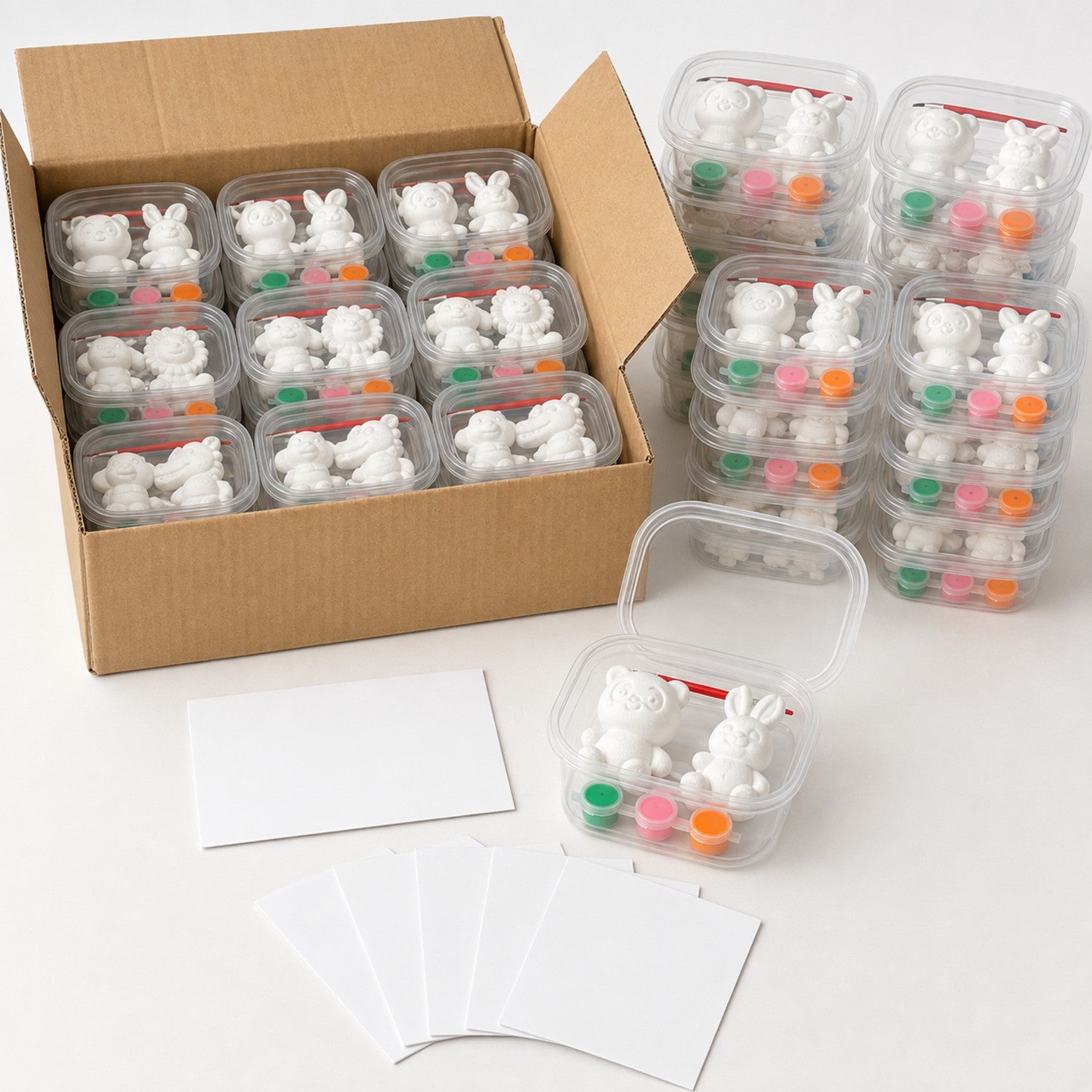 Animal Plaster Painting Kit - Premium DIY Figurine Craft Set for Wholesale