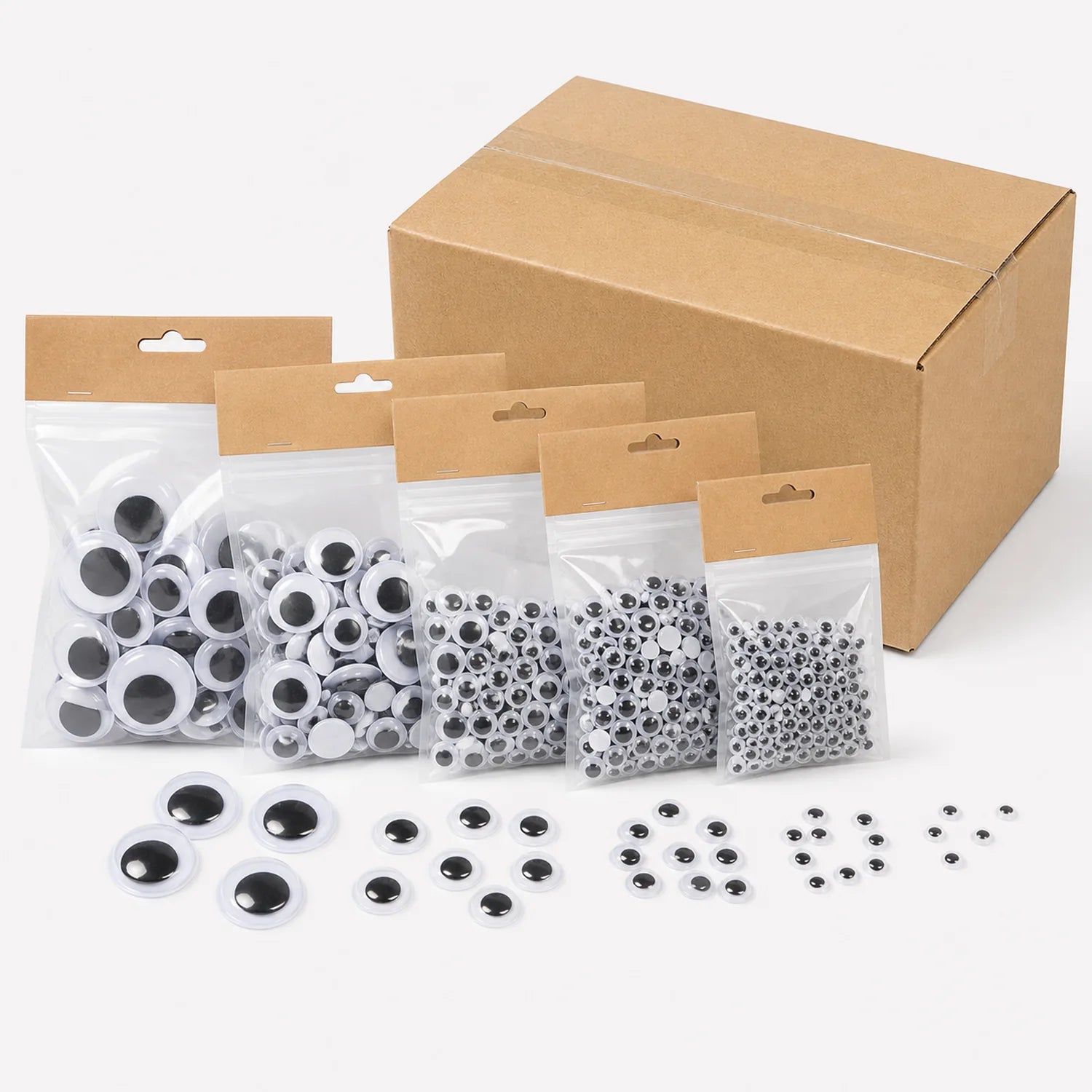 Googly Eyes Bulk (Black & White) - image 06