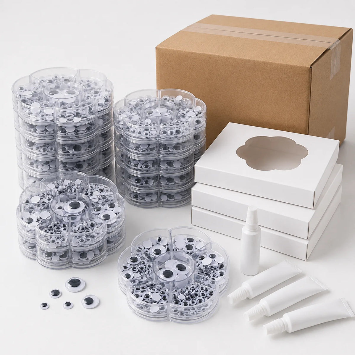 Googly Eyes Flower Storage Box - image ACC