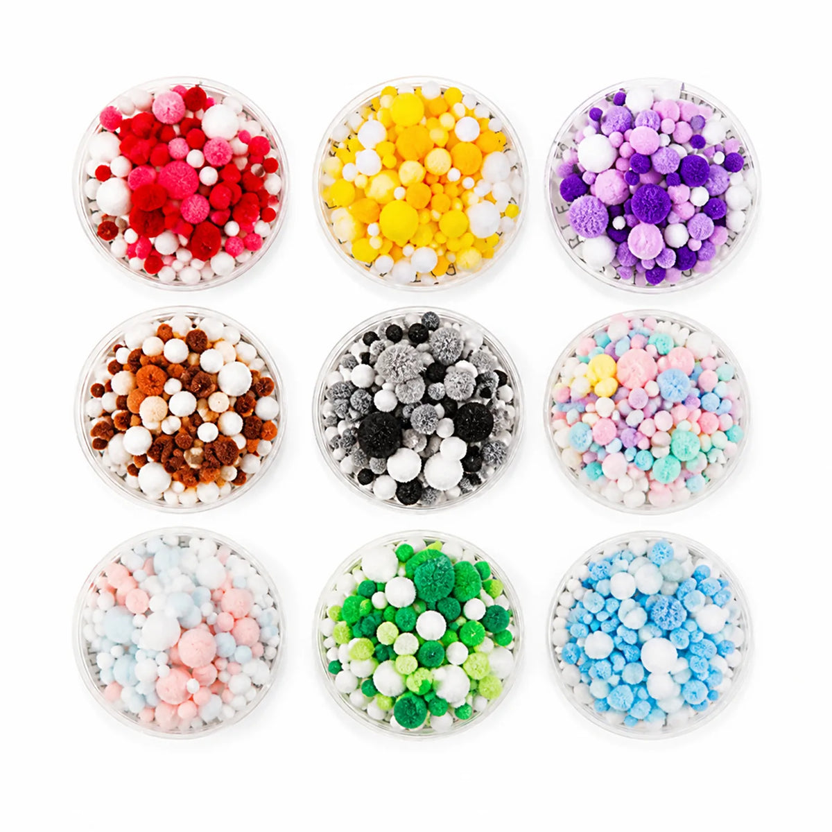 Pom Poms 9-Jar Color Set - image 01