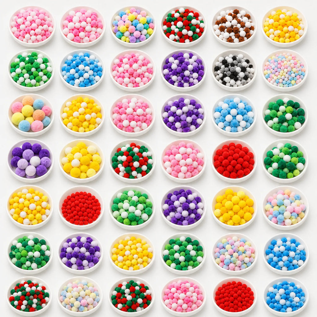 Pom Poms 9-Jar Color Set - image 02