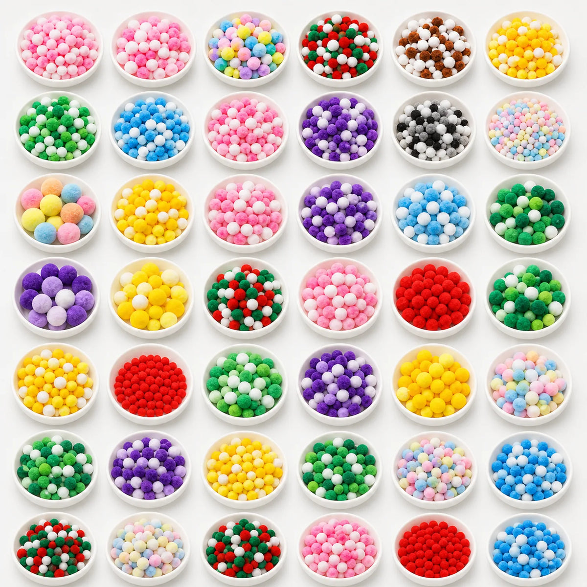 Pom Poms 9-Jar Color Set - image 02