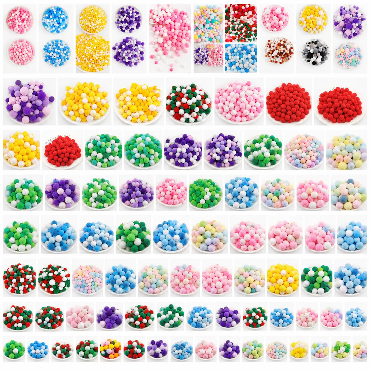 Pom Poms 9-Jar Color Set - image 03