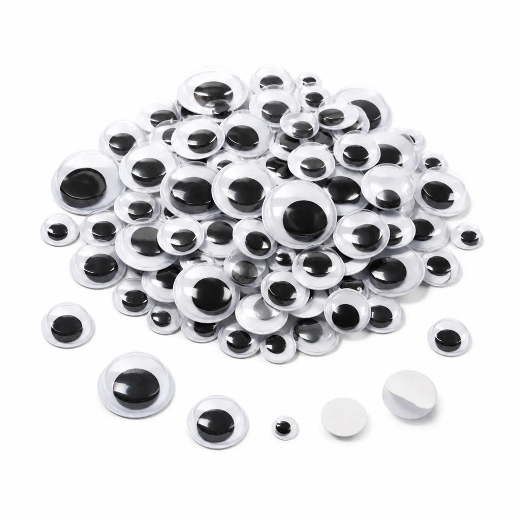 Self-Adhesive Wiggly Eyes Assortment - image ACC