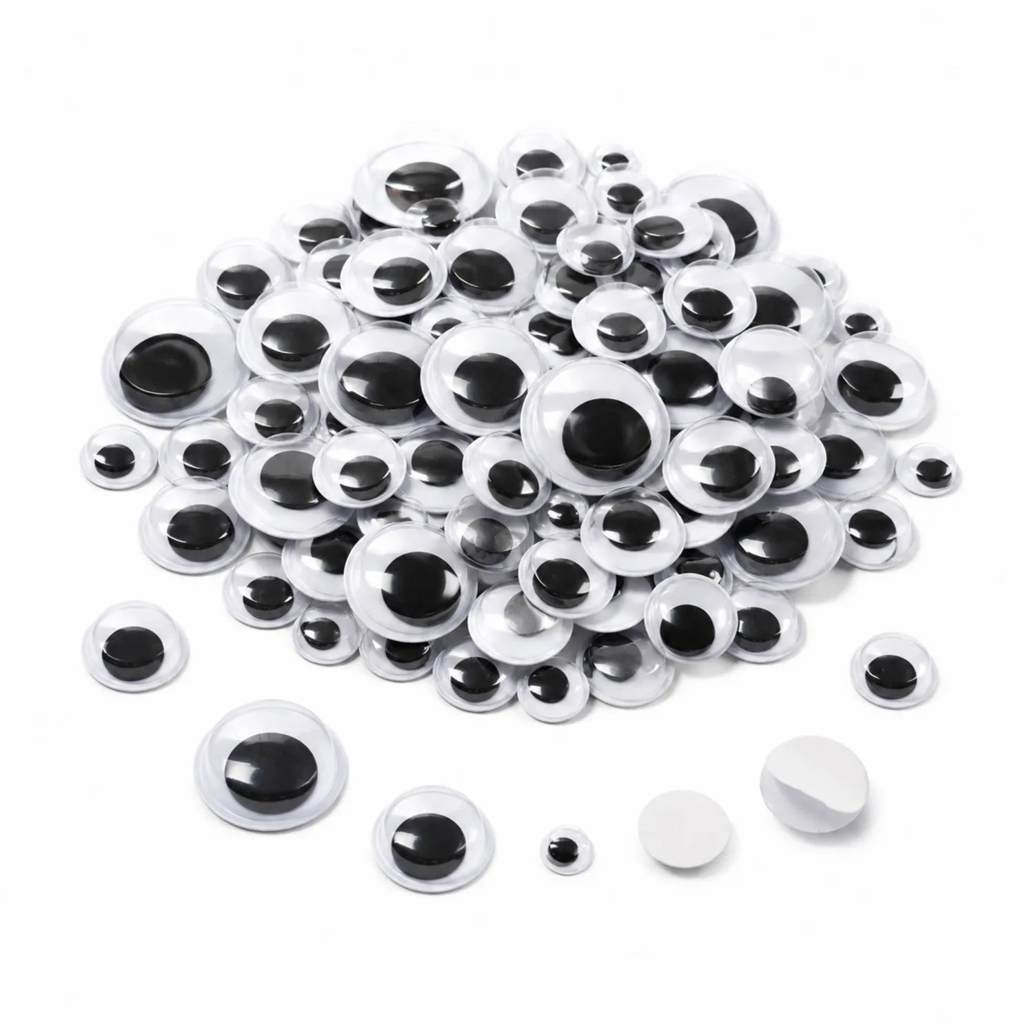Self-Adhesive Wiggly Eyes Assortment - image ACC