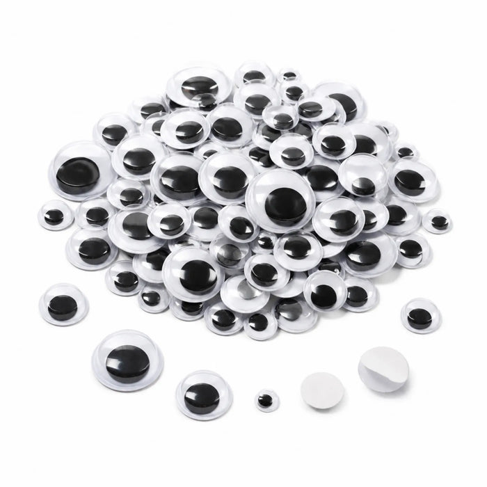 Self-Adhesive Wiggly Eyes Assortment - image ACC