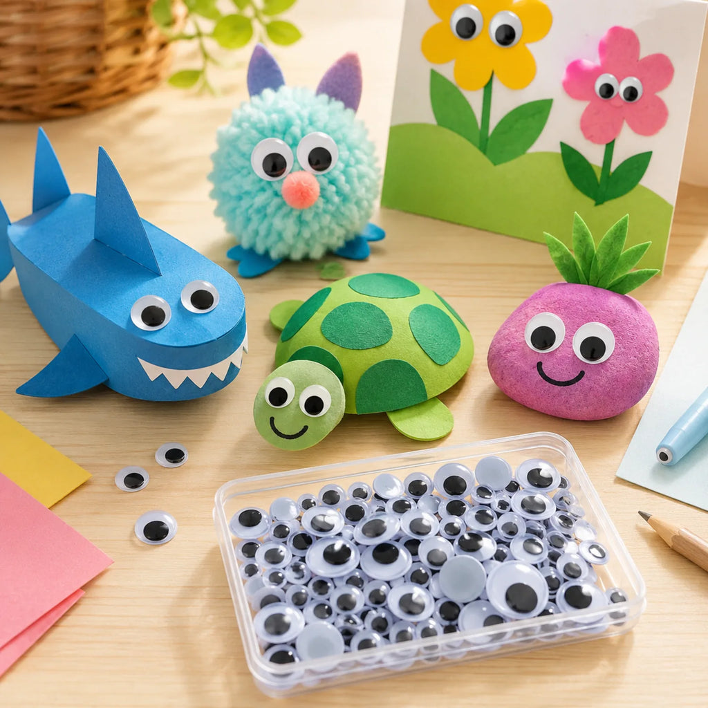 Self-Adhesive Wiggly Eyes Assortment - image ACC