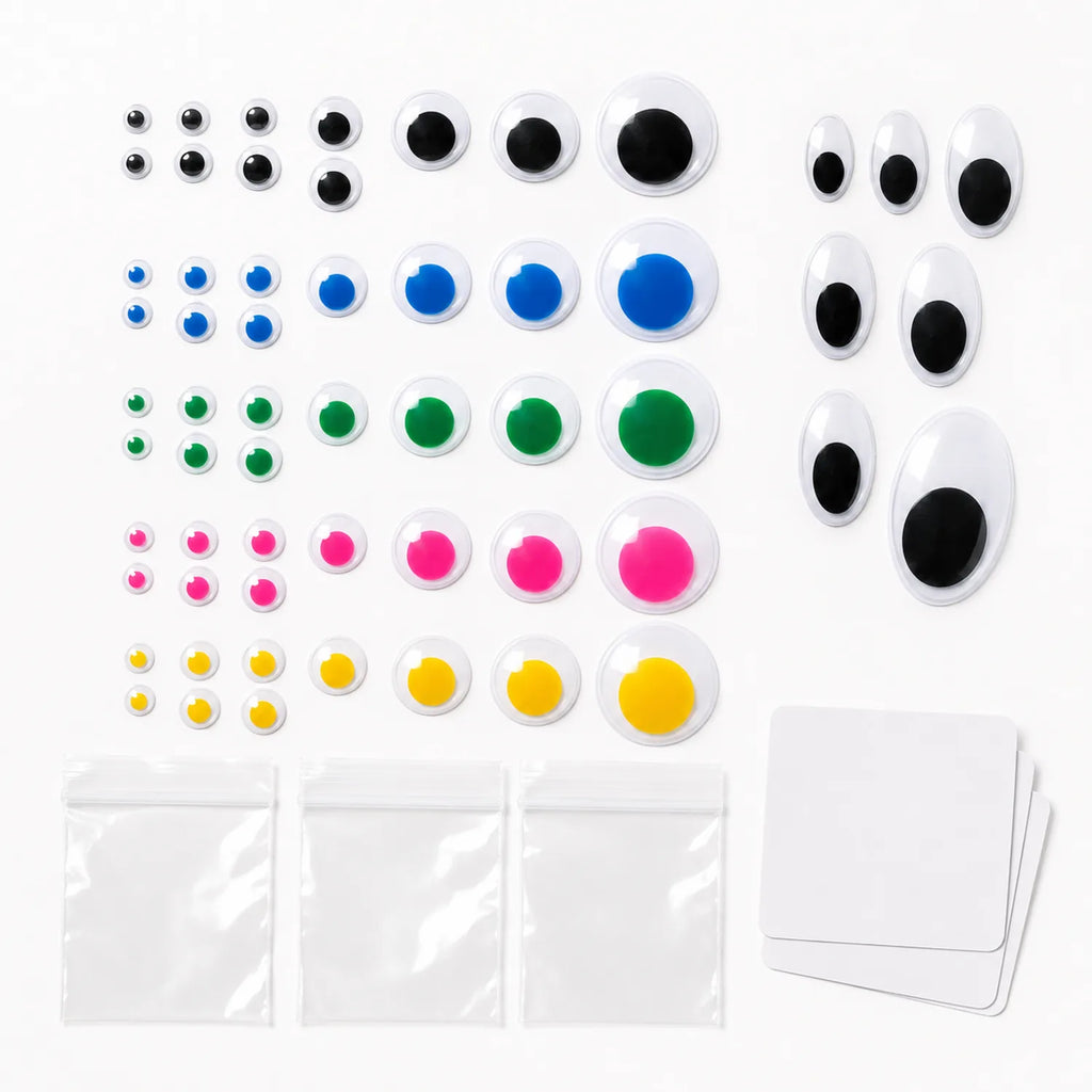 Self-Adhesive Wiggly Eyes Assortment - image ACC