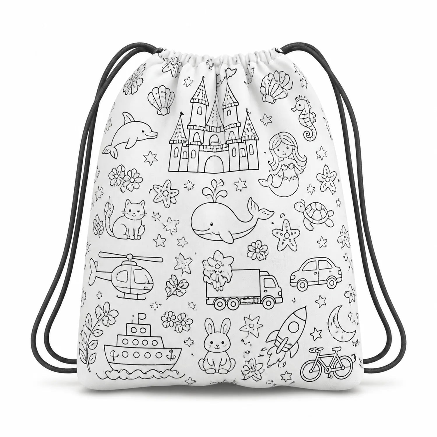 Coloring Line-Art Backpack - image 01