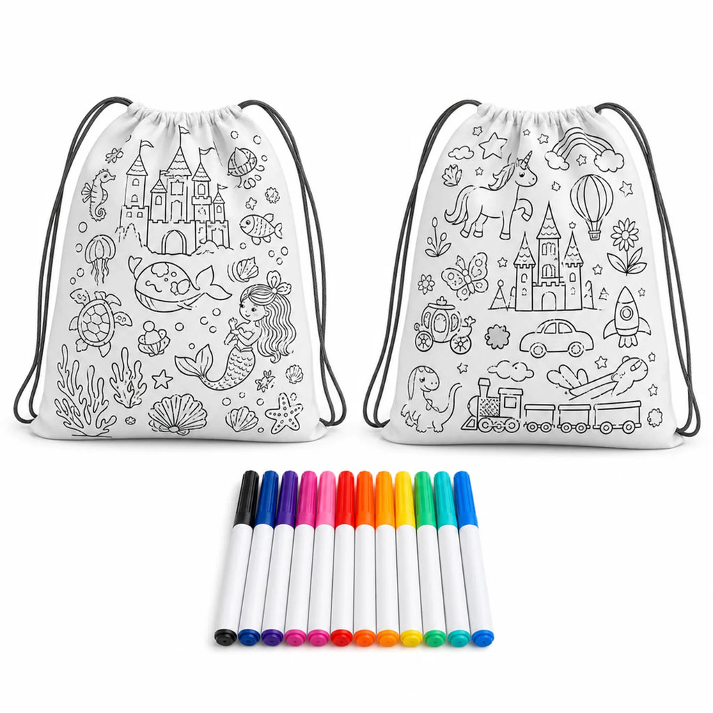 Coloring Line-Art Backpack - image 02