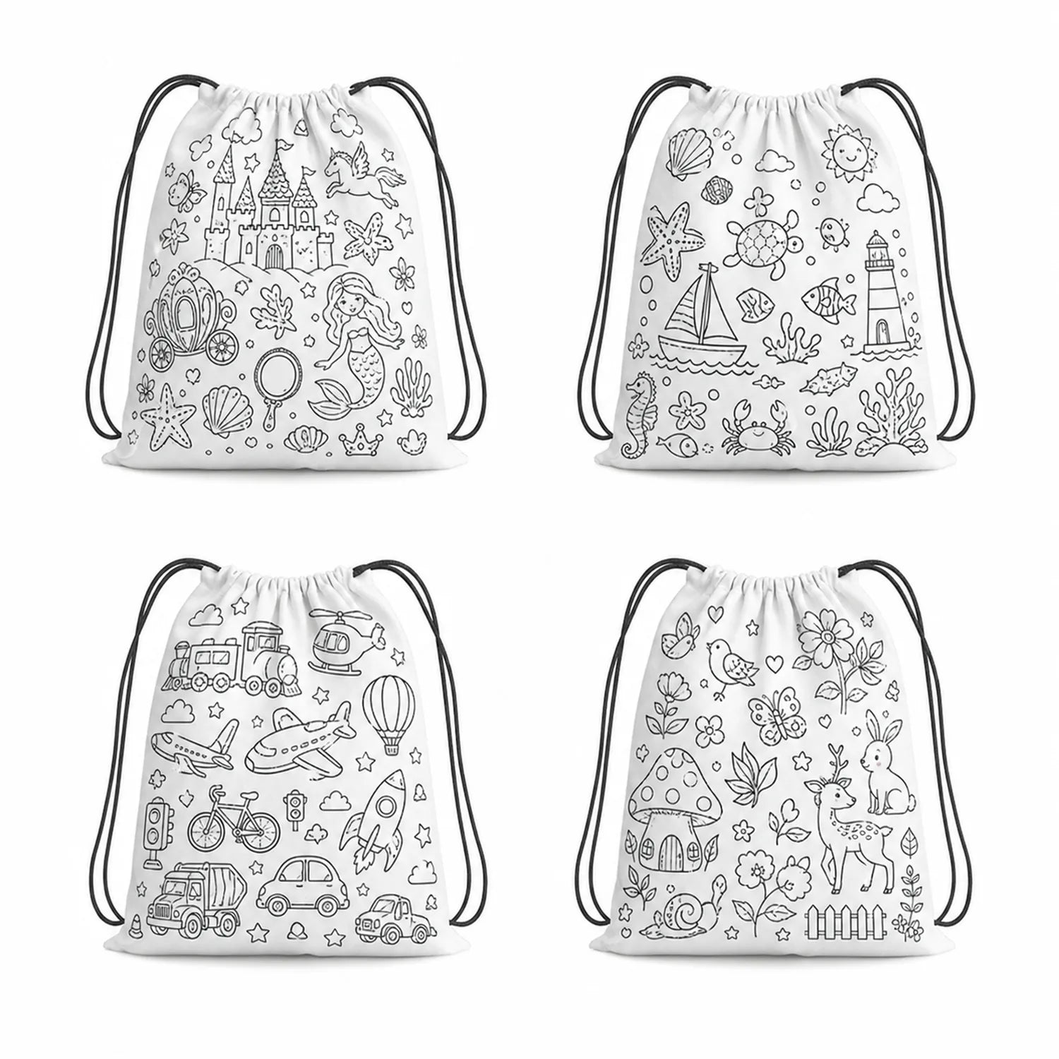 Coloring Line-Art Backpack - image 03