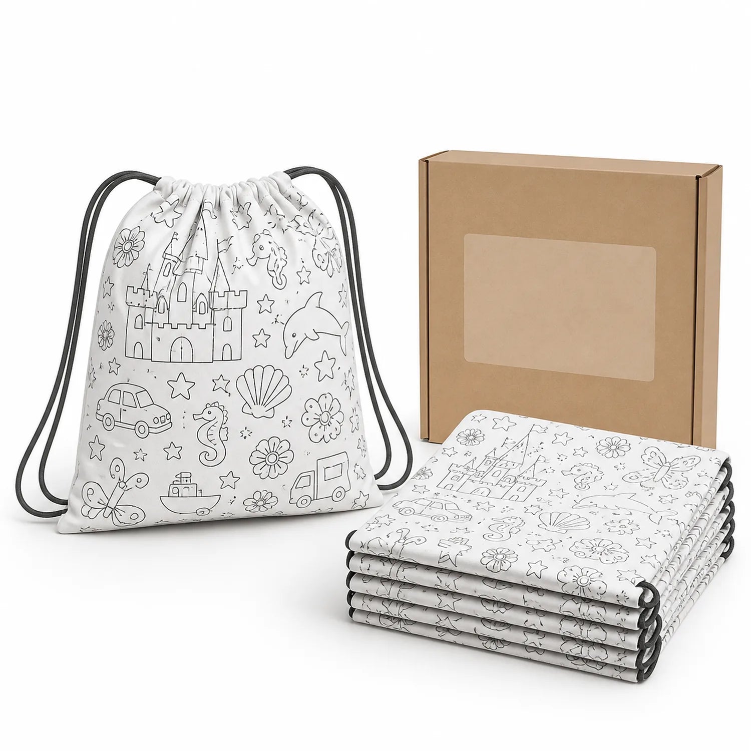 Coloring Line-Art Backpack - image 06