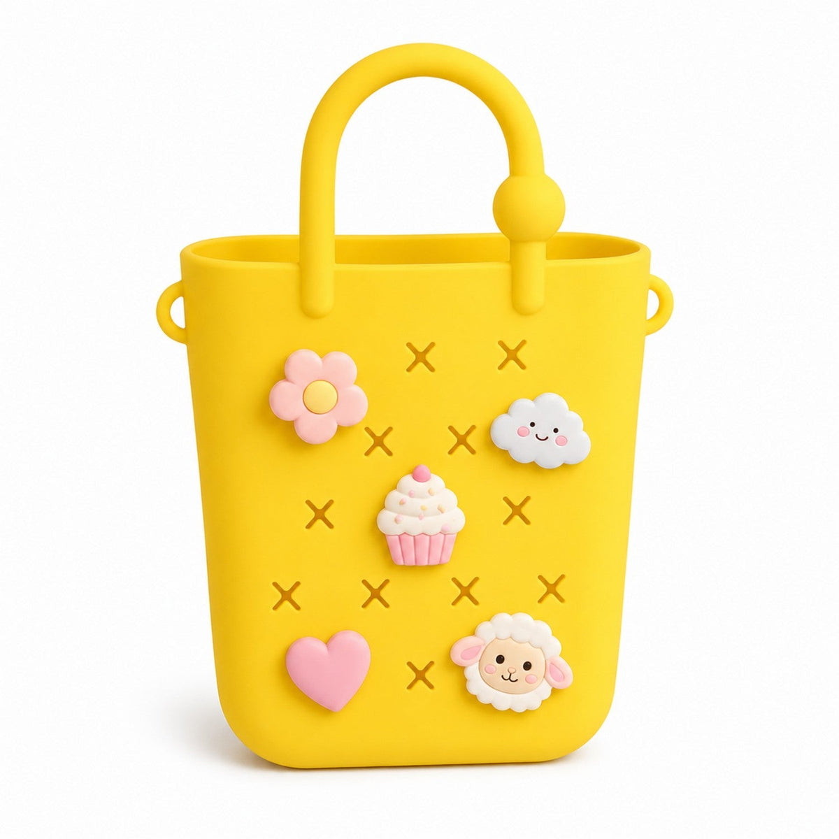 Mini Silicone Charm Tote - Premium Kawaii Silicone Bag for Wholesale