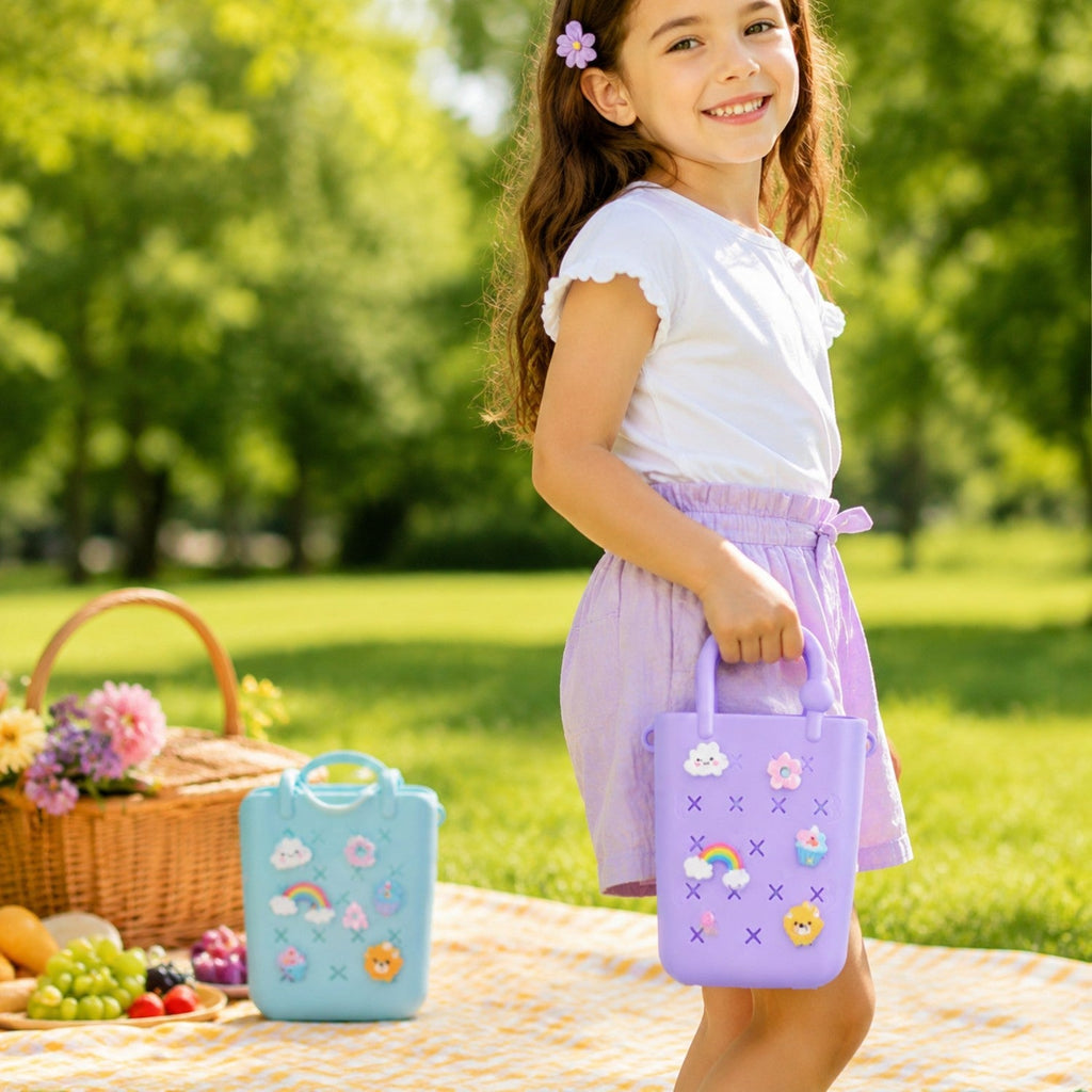 Mini Silicone Charm Tote - Premium Kawaii Silicone Bag for Wholesale