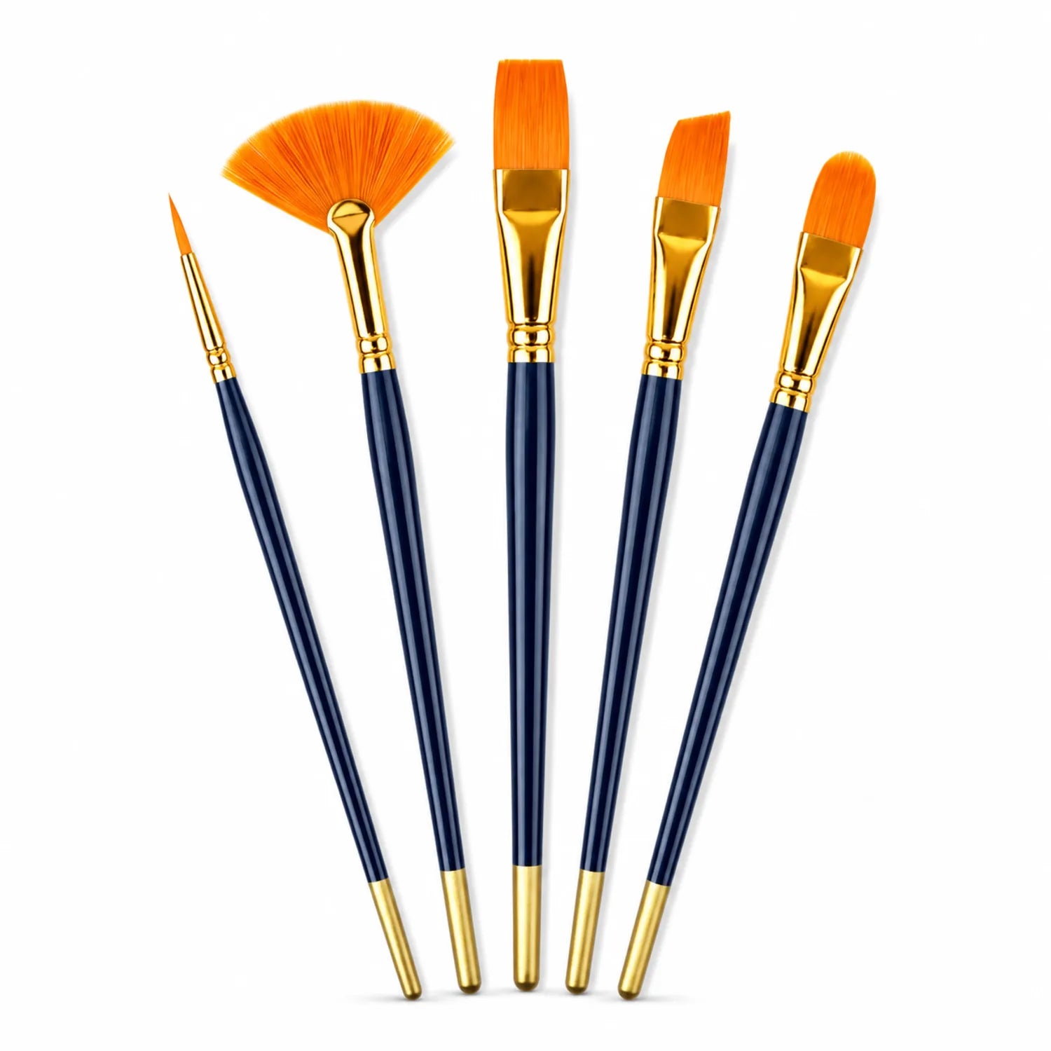 5-Piece Artist Paint Brush Set - image ECM