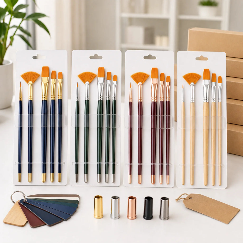 5-Piece Artist Paint Brush Set - image ECM