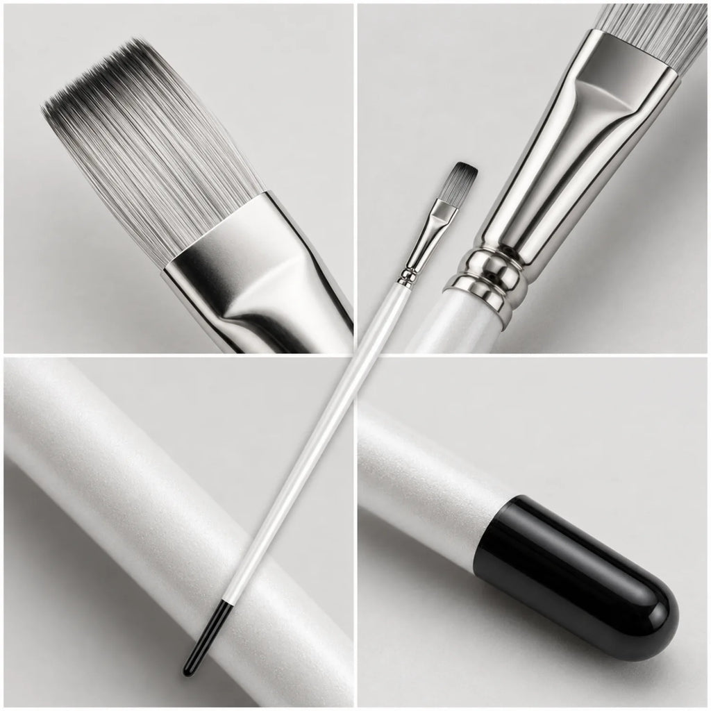 6-Piece Artist Paint Brush Set - image ECM