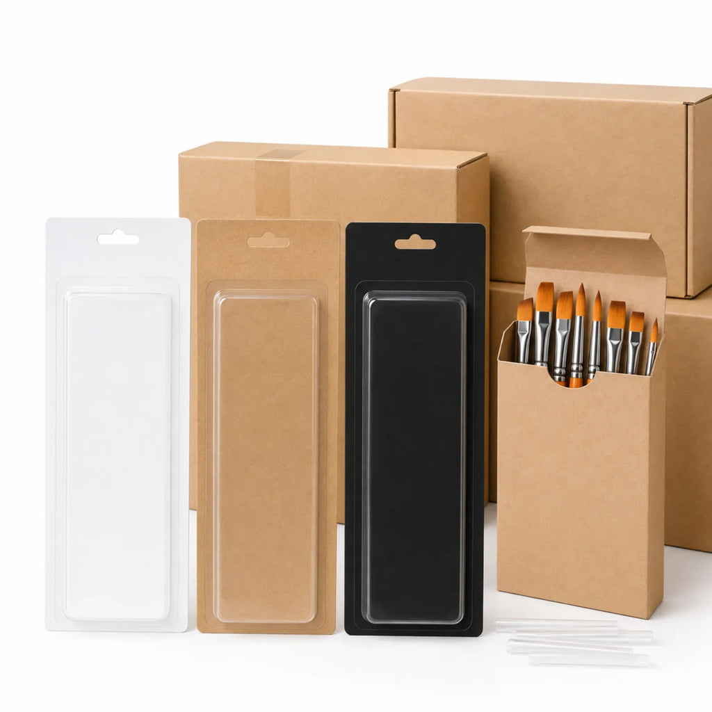 12-Piece Orange Artist Brush Set - image ECM