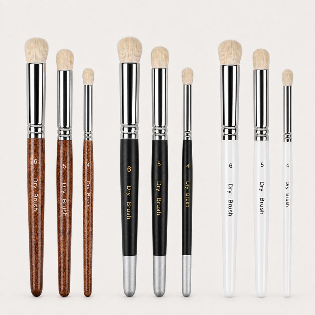 Wool Dry Brush Set - Premium Dry Brushing Paint Brushes for Wholesale