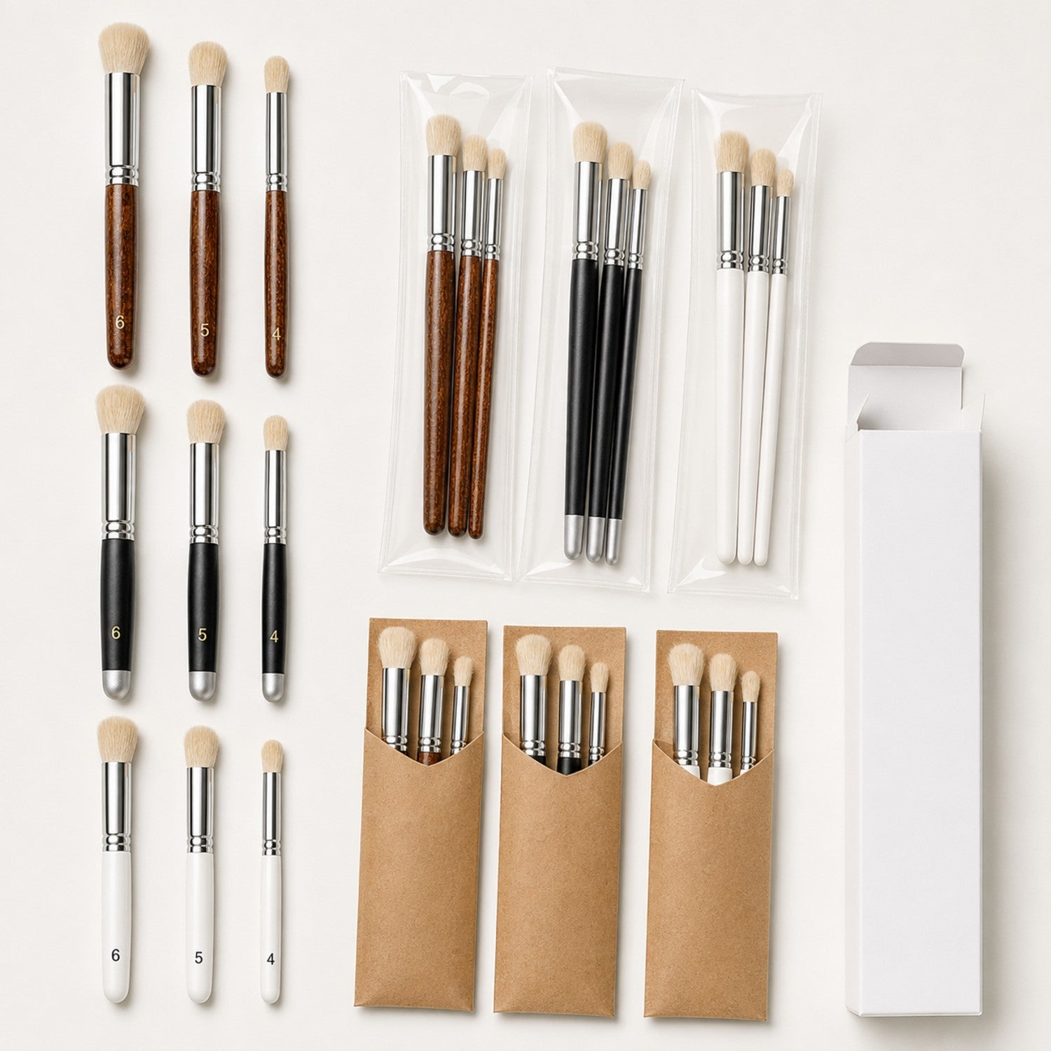 Wool Dry Brush Set - Premium Dry Brushing Paint Brushes for Wholesale