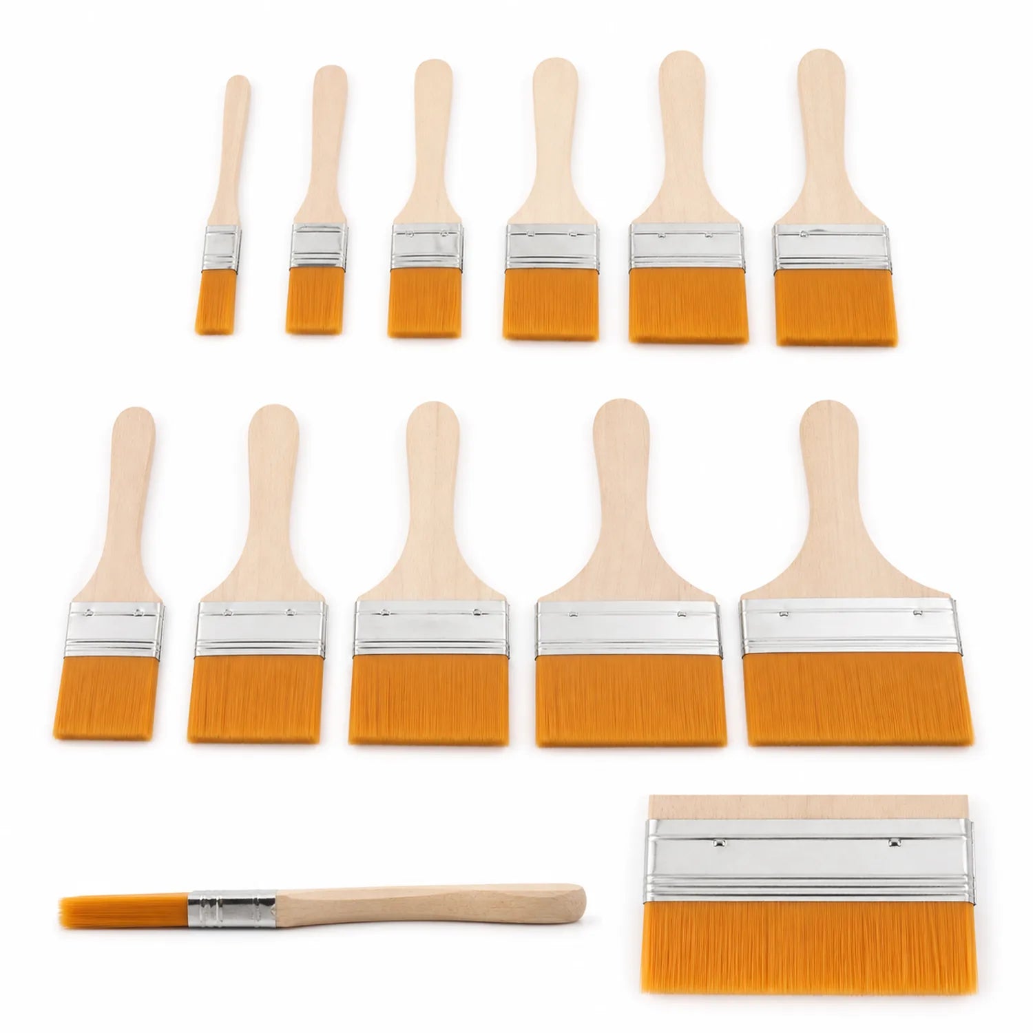 Flat Hake Brush Set (11 pcs) - image 03
