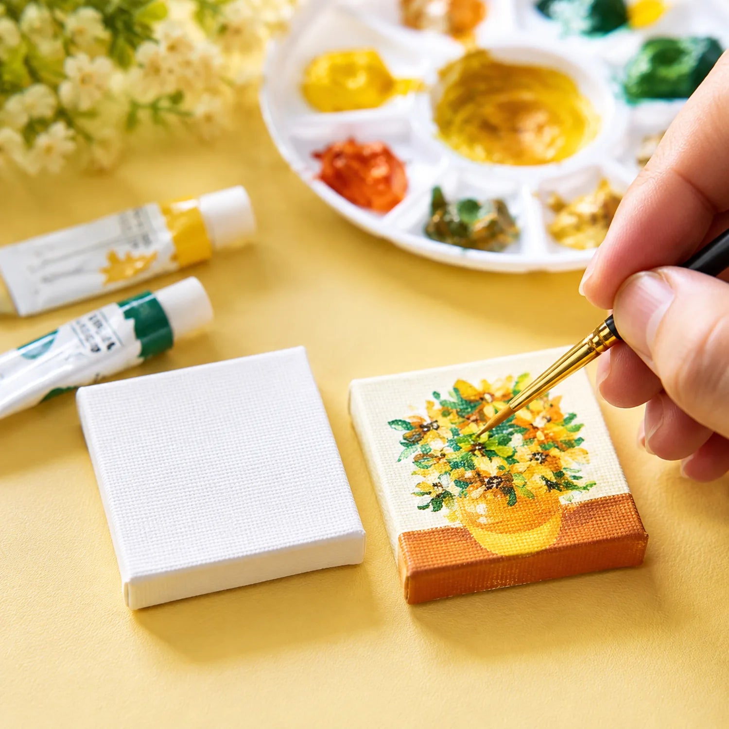 5x5cm Mini Cotton Canvas Frames - image CANVAS