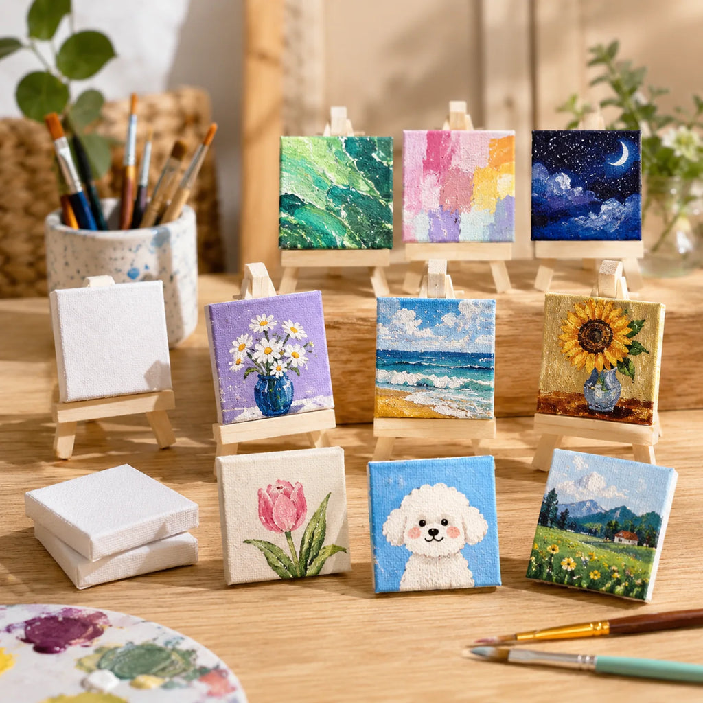 5x5cm Mini Cotton Canvas Frames - image CANVAS