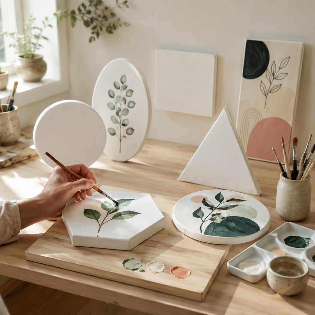 Shaped Blank Canvas Panels - image ECM
