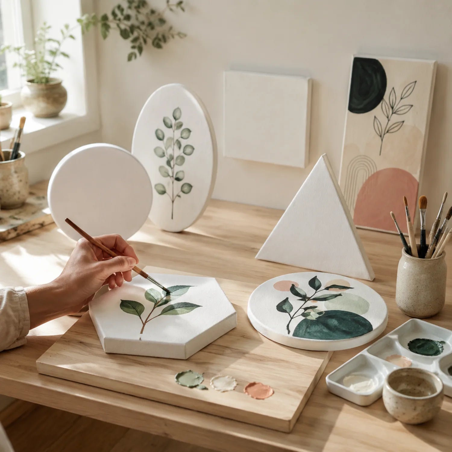 Shaped Blank Canvas Panels - image ECM