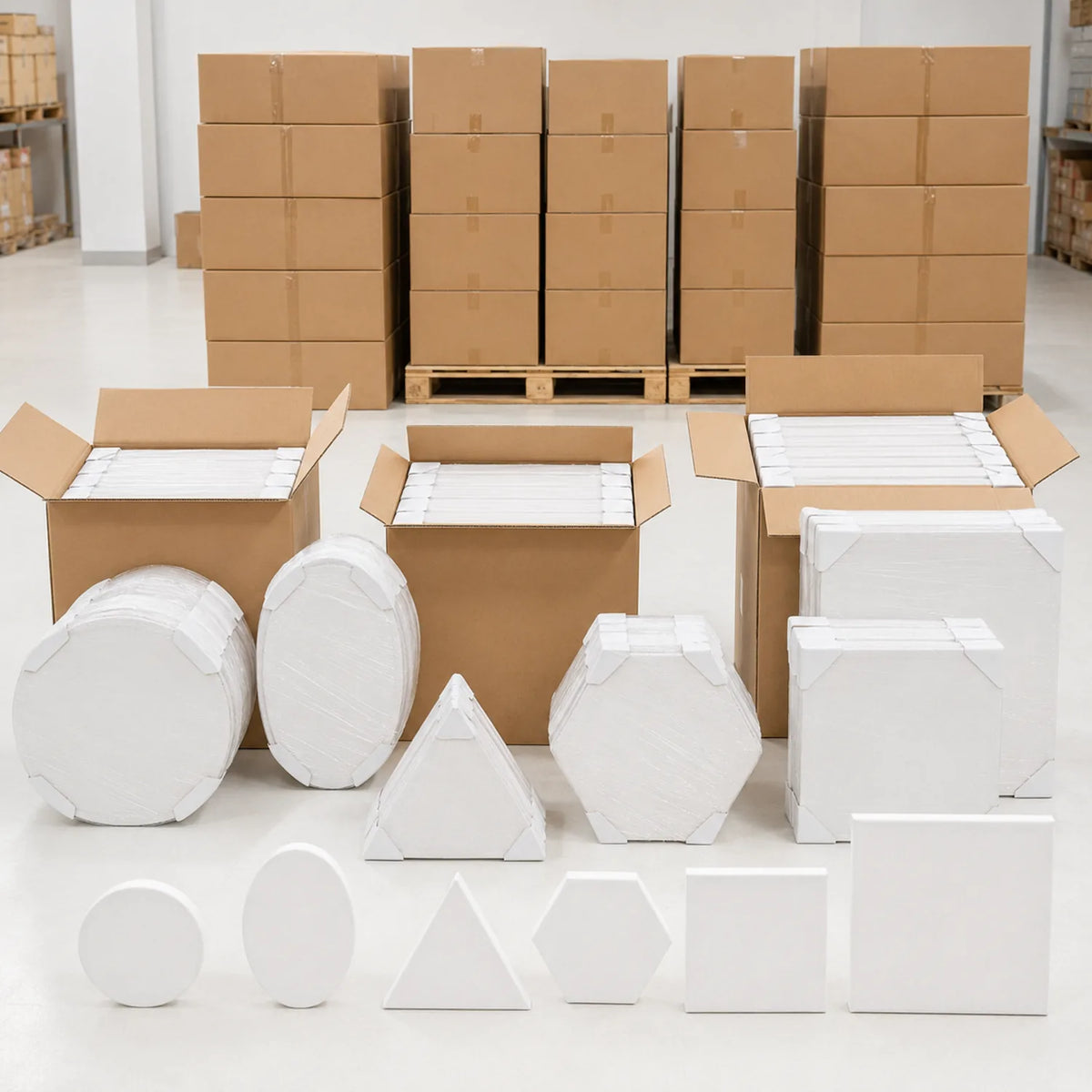 Shaped Blank Canvas Panels - image ECM