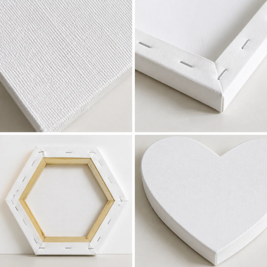 Shaped Blank Stretched Canvas - image ECM