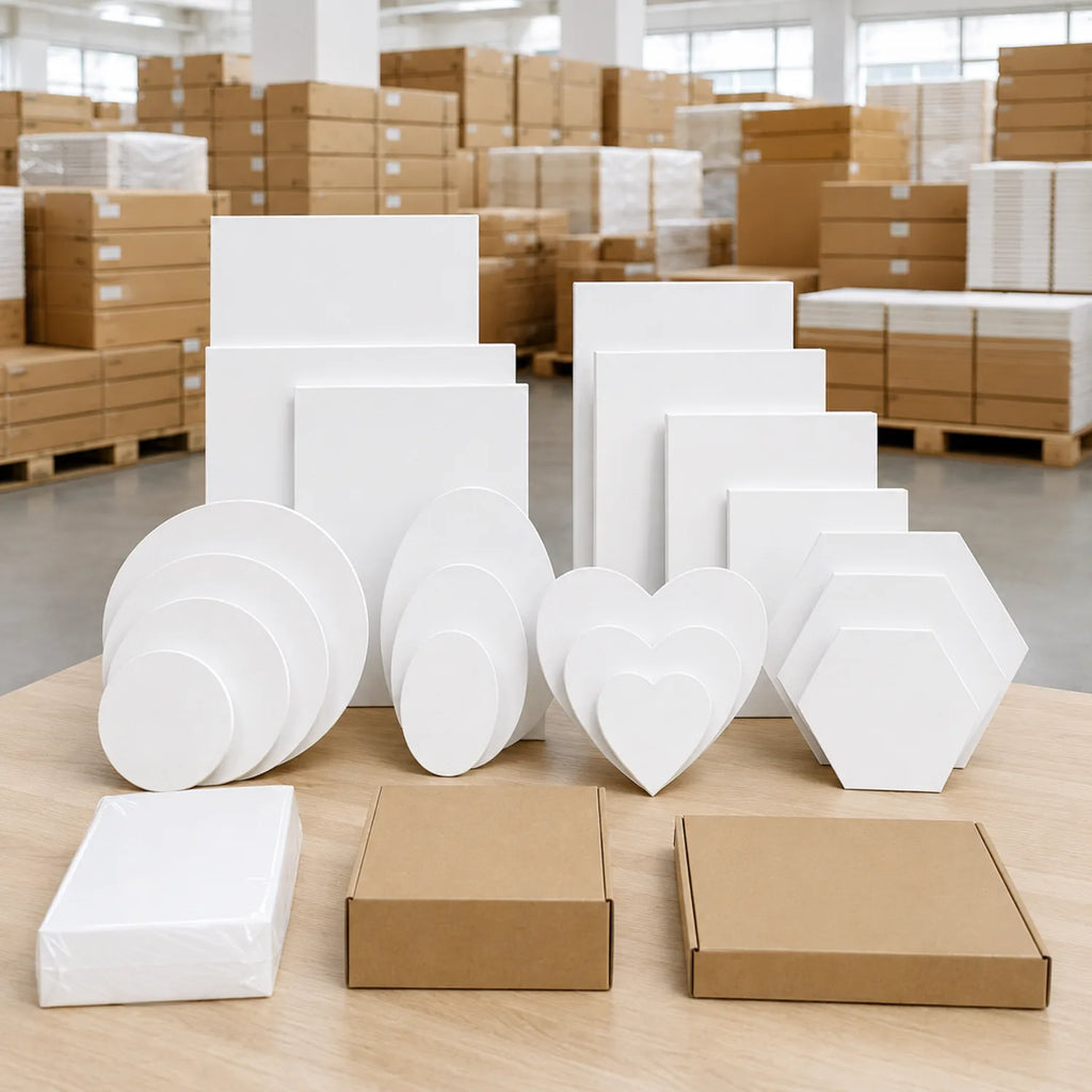 Shaped Blank Stretched Canvas - image ECM