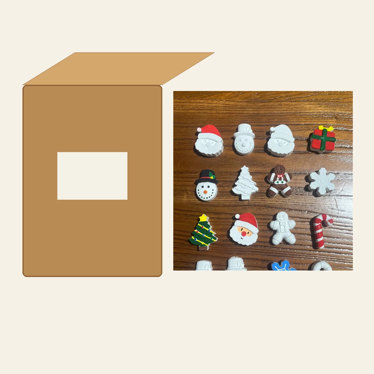 Christmas Resin Charms (16 pcs) - image 06