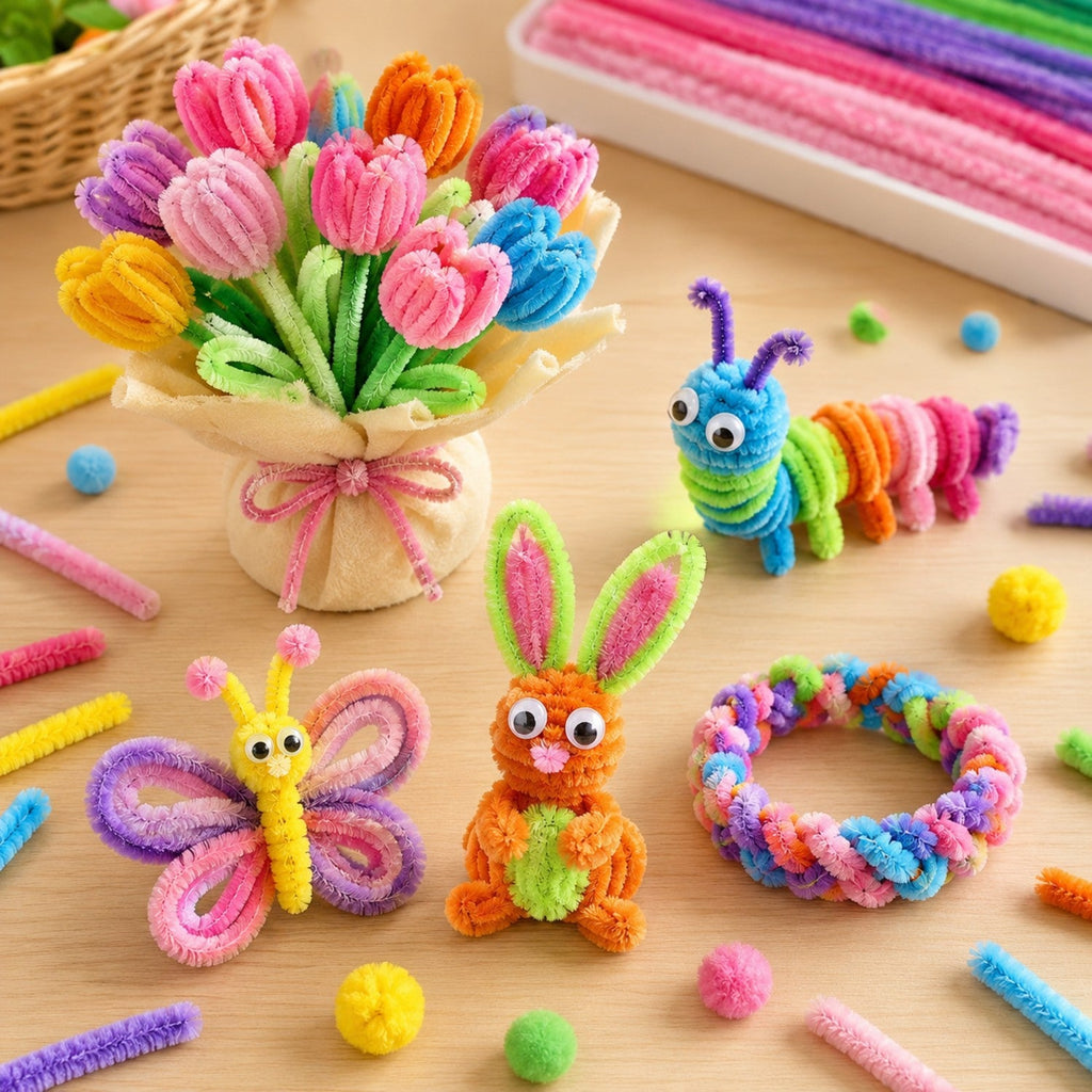 Colorful Chenille Stems - Premium Pipe Cleaners for Wholesale