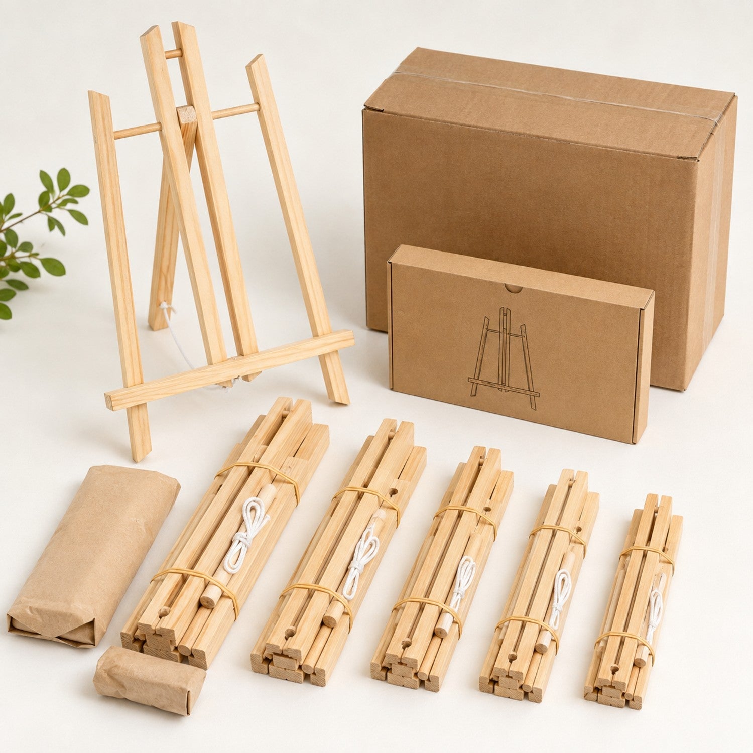 Tabletop Wooden Easel - Premium Natural Wood Display Easel for Wholesale