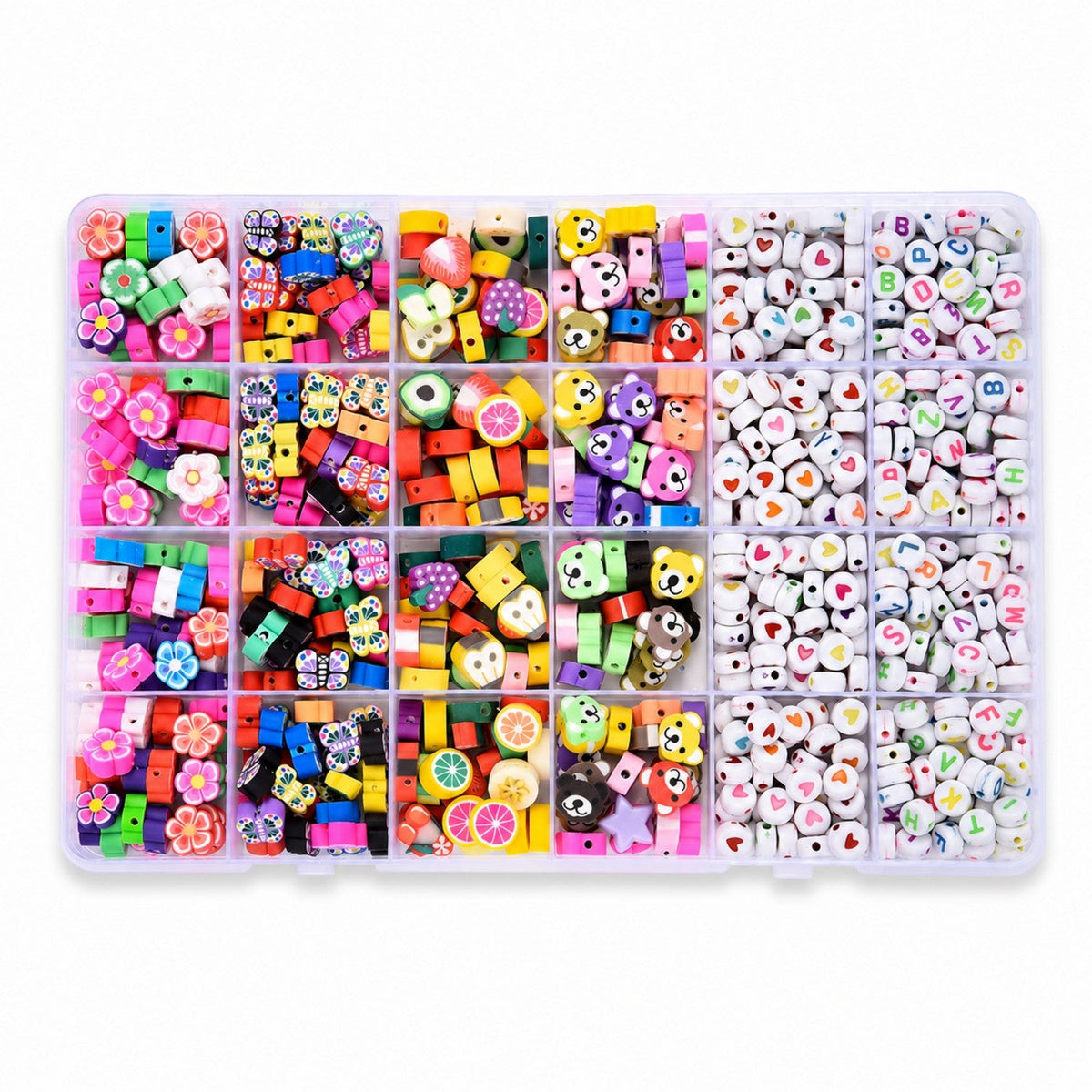 Mixed Shape Alphabet Bead Making Kit - Premium DIY Jewelry Craft Supply for Wholesale