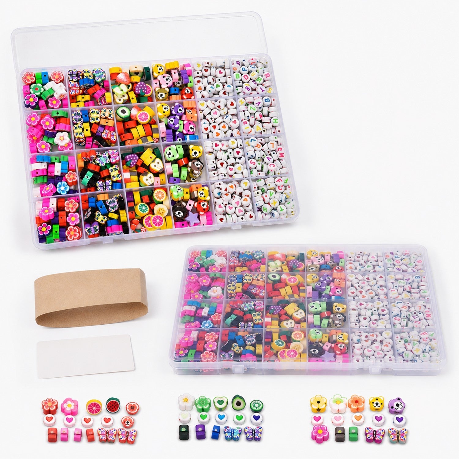 Mixed Shape Alphabet Bead Making Kit - Premium DIY Jewelry Craft Supply for Wholesale