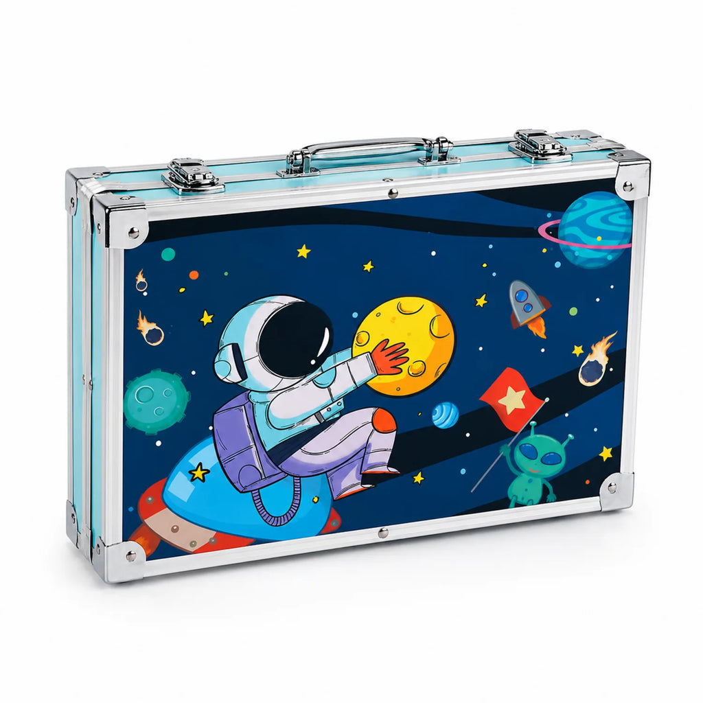 Kids Aluminum Case Art Set - image KIT