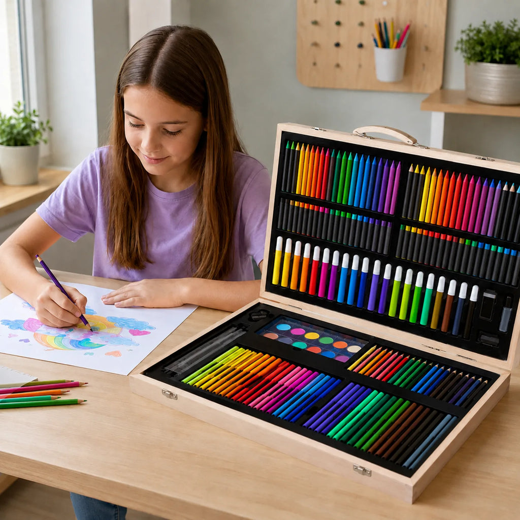 Wooden Art Set - image ECM