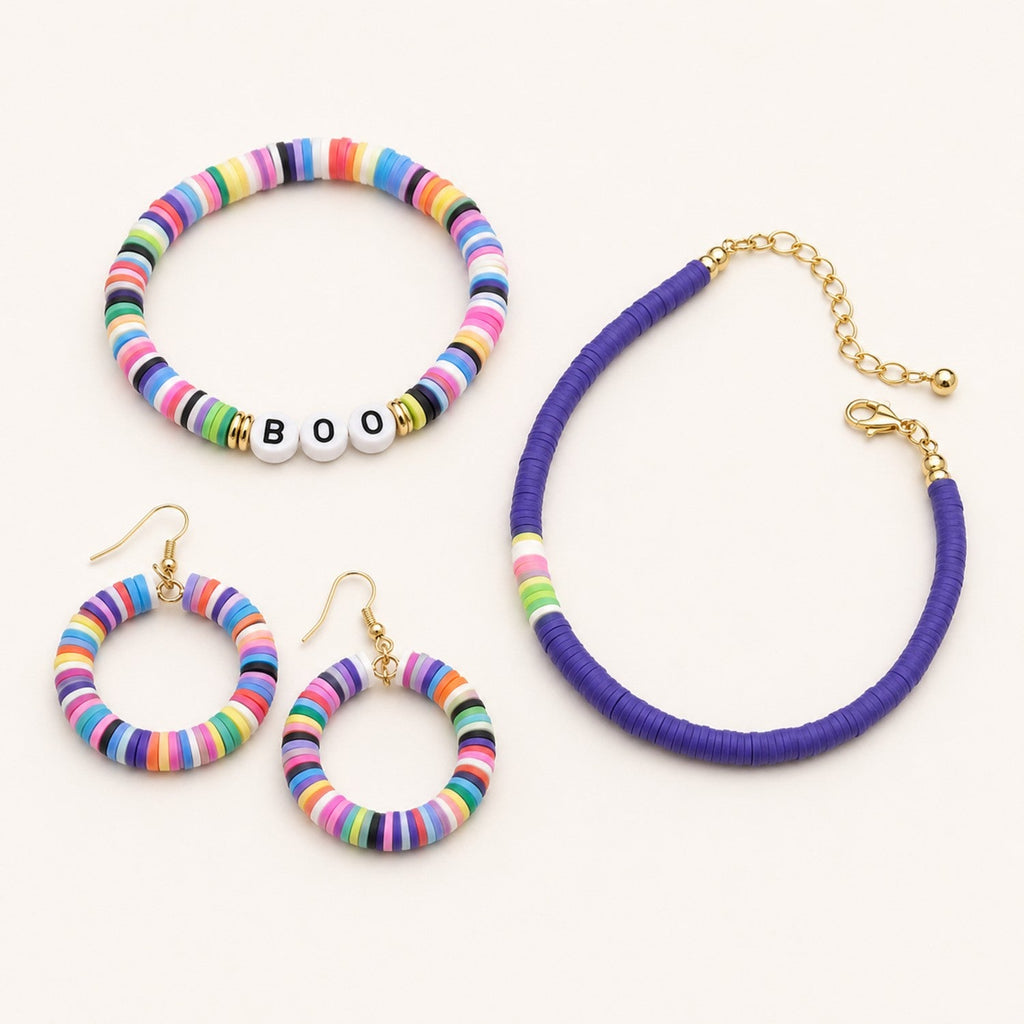 Flat Clay Bead Making Kit - Premium DIY Jewelry Craft Supply for Wholesale