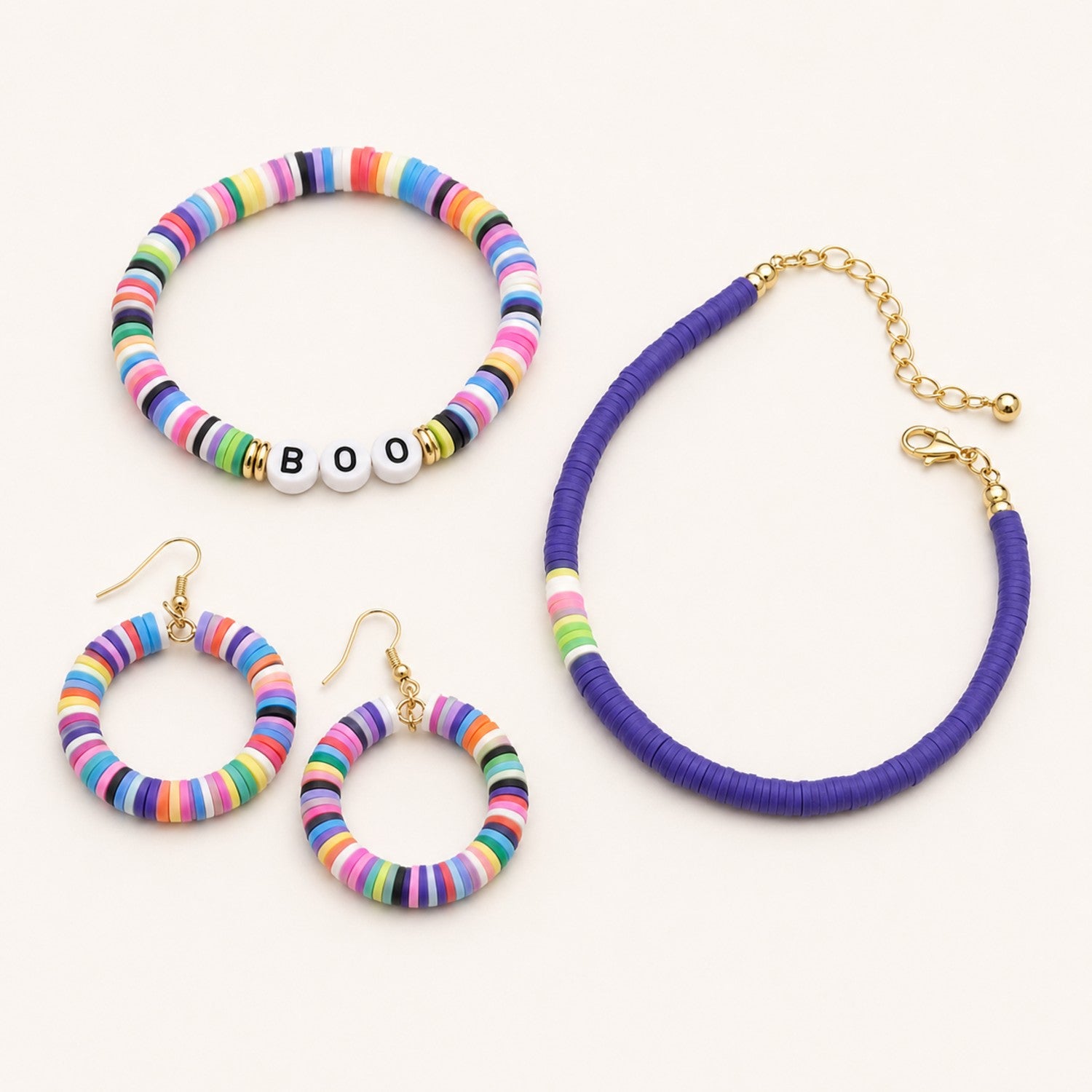 Flat Clay Bead Making Kit - Premium DIY Jewelry Craft Supply for Wholesale