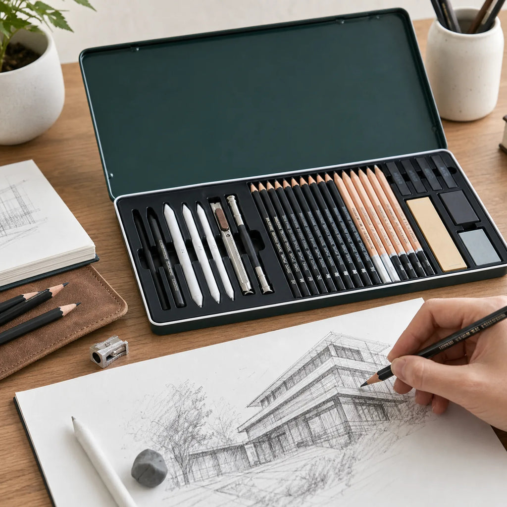 Professional Drawing & Sketching Set (2 boxes) - image 05