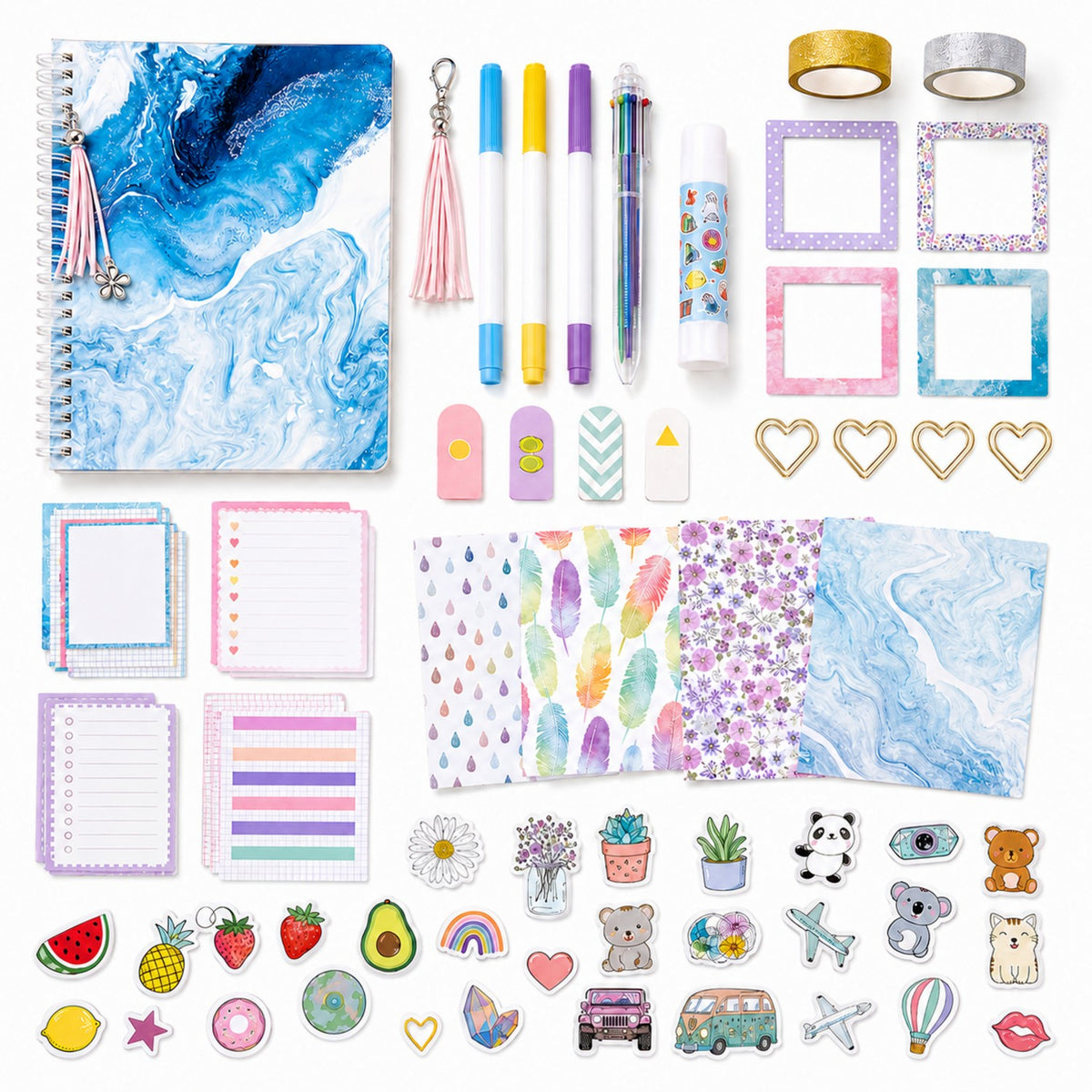DIY Journal Scrapbook Kit - Premium Stationery Craft Set for Wholesale