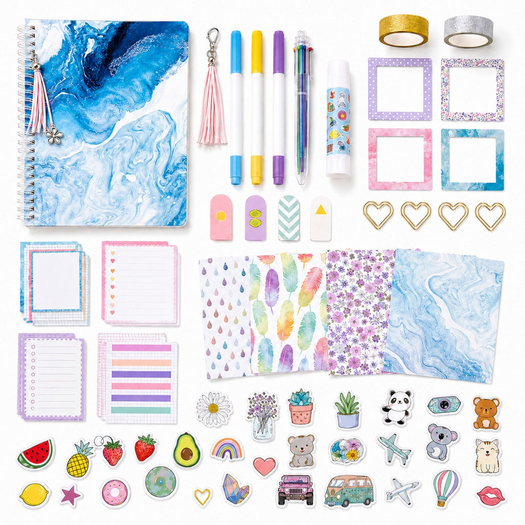 DIY Journal Scrapbook Kit - Premium Stationery Craft Set for Wholesale