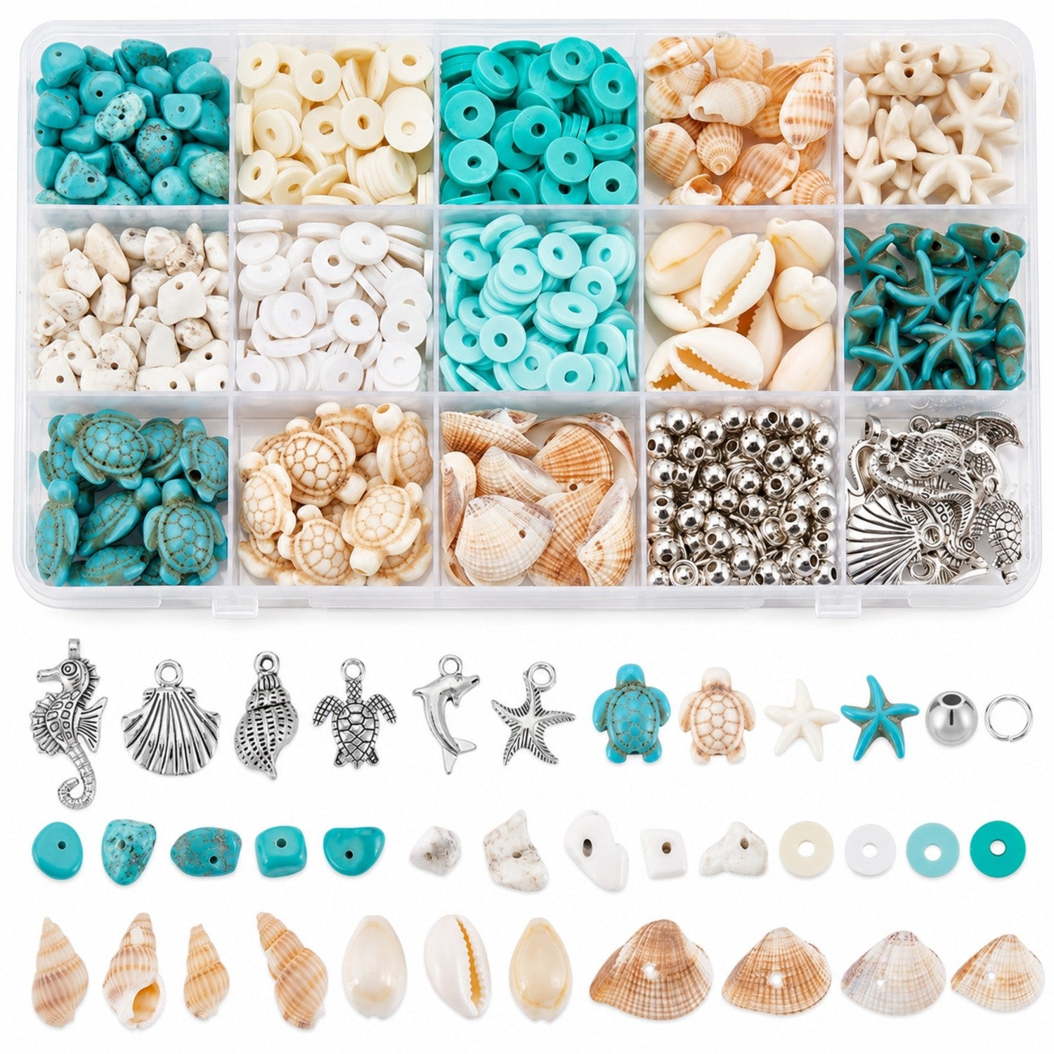 Ocean Themed Bead Making Kit - Premium DIY Jewelry Craft Supply for Wholesale