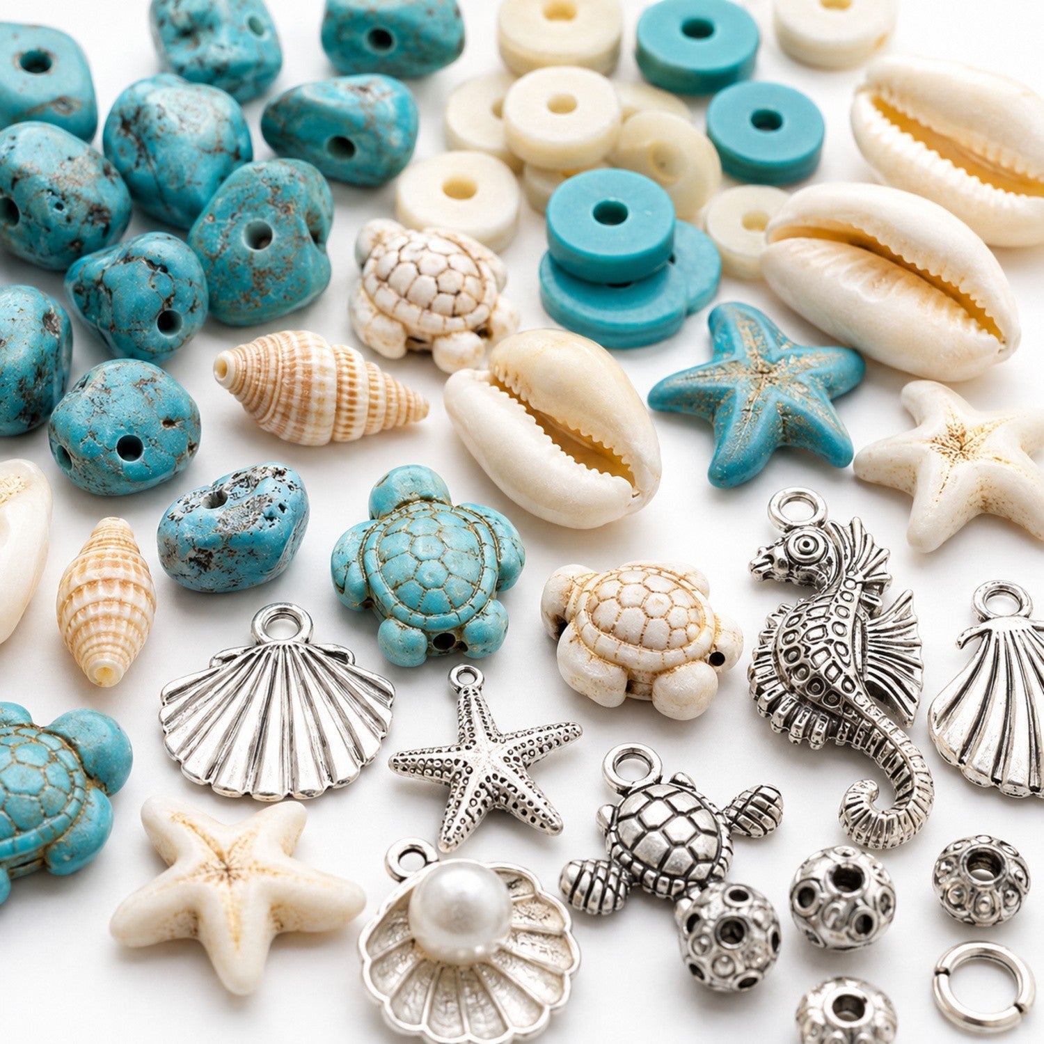 Ocean Themed Bead Making Kit - Premium DIY Jewelry Craft Supply for Wholesale