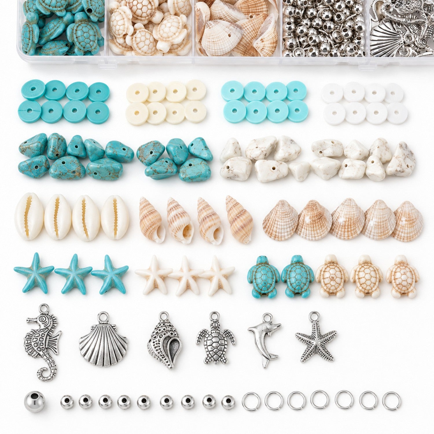 Ocean Themed Bead Making Kit - Premium DIY Jewelry Craft Supply for Wholesale