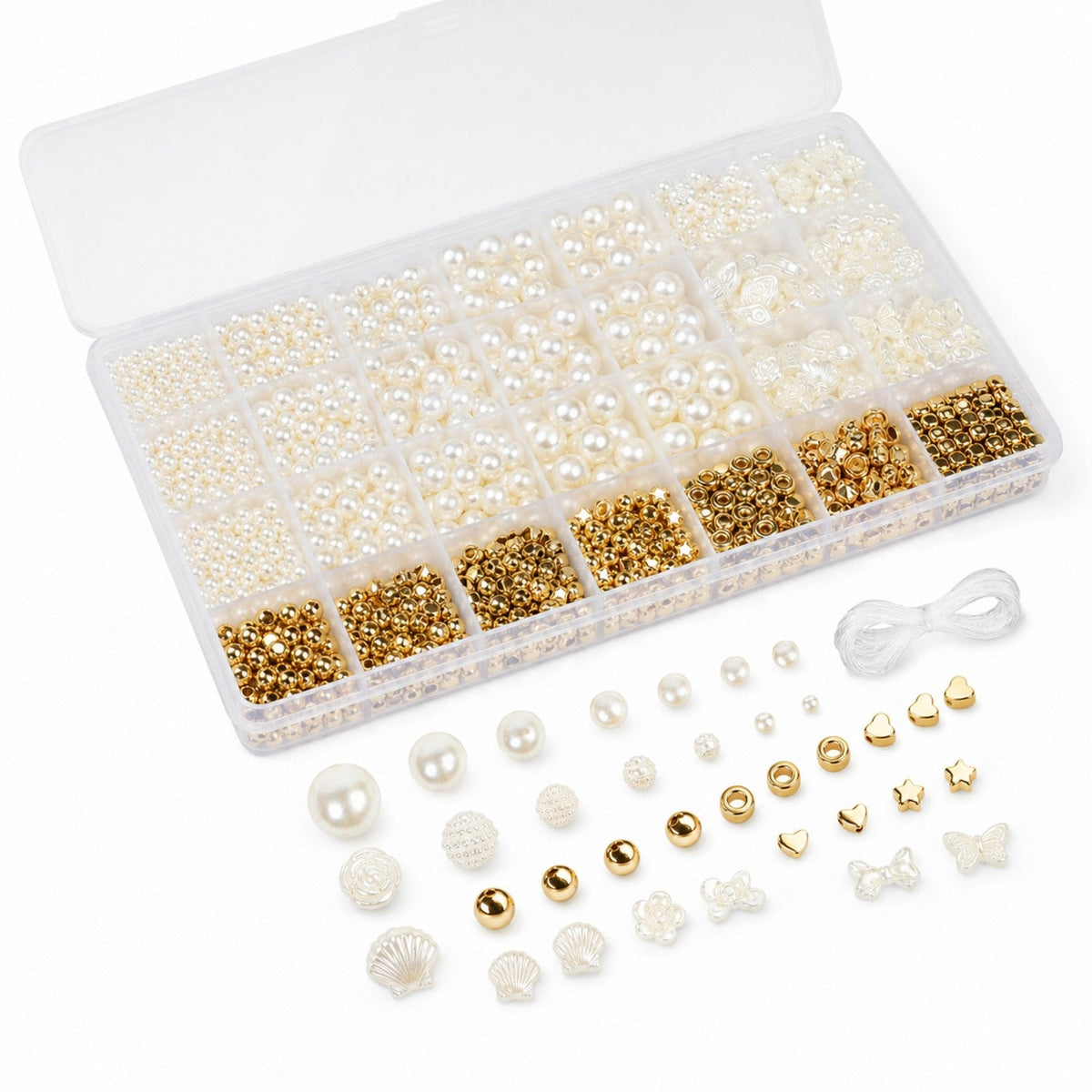 Pearl Gold Bead Making Kit - Premium DIY Jewelry Craft Supply for Wholesale