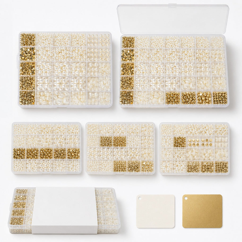 Pearl Gold Bead Making Kit - Premium DIY Jewelry Craft Supply for Wholesale